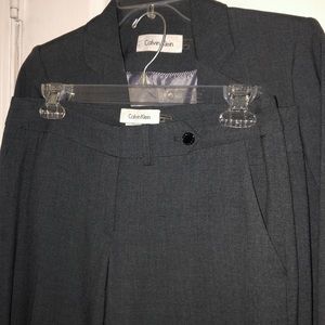 Grey 3 piece suit Calvin Klein
